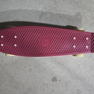 Red Skateboard with Yellow Wheels